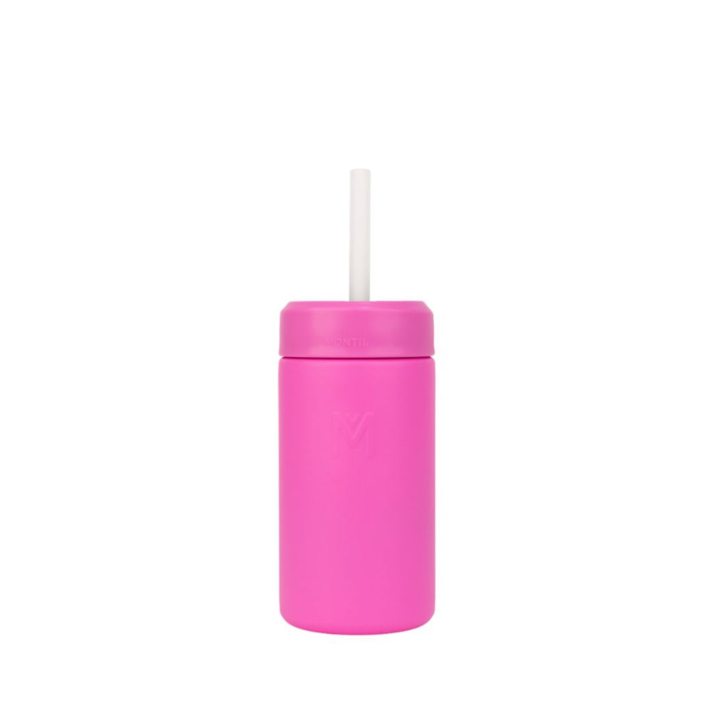 Montii Fusion Smoothie Cup and silicone straw 350ml ( 6 colours)