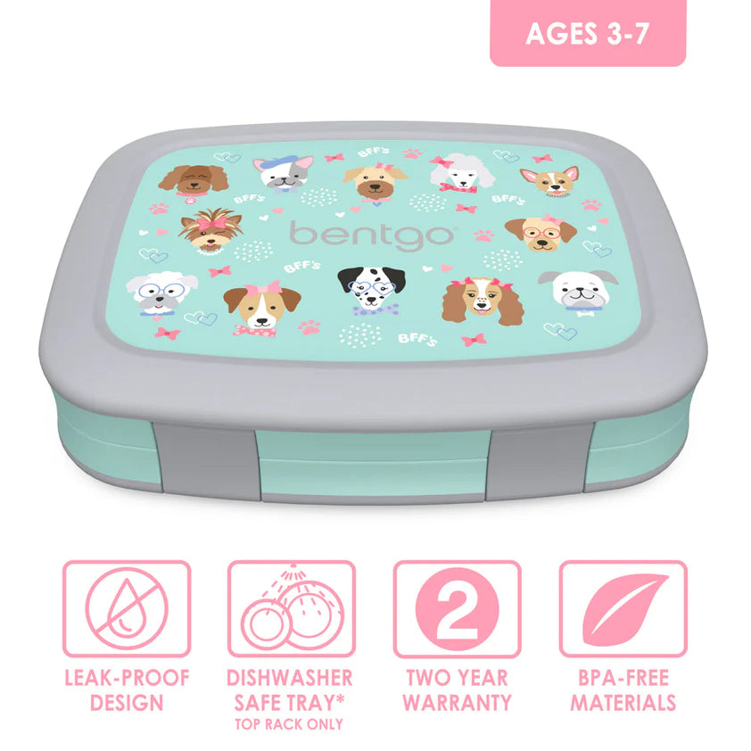 Bentgo Kids Prints Lunch Box ~ Puppies