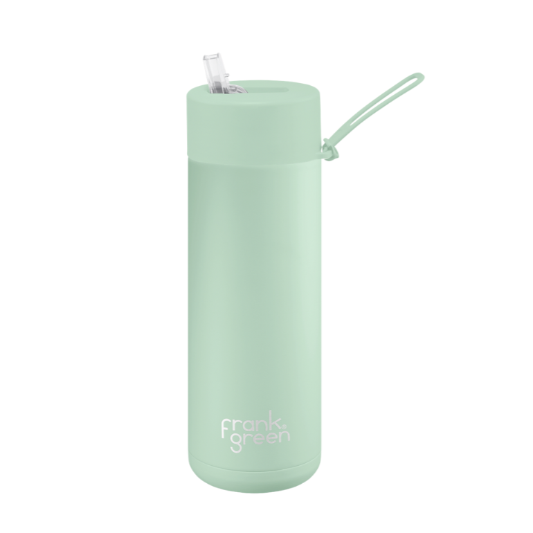 Frank Green ~ ceramic reusable bottle 20 oz Mint Gelato