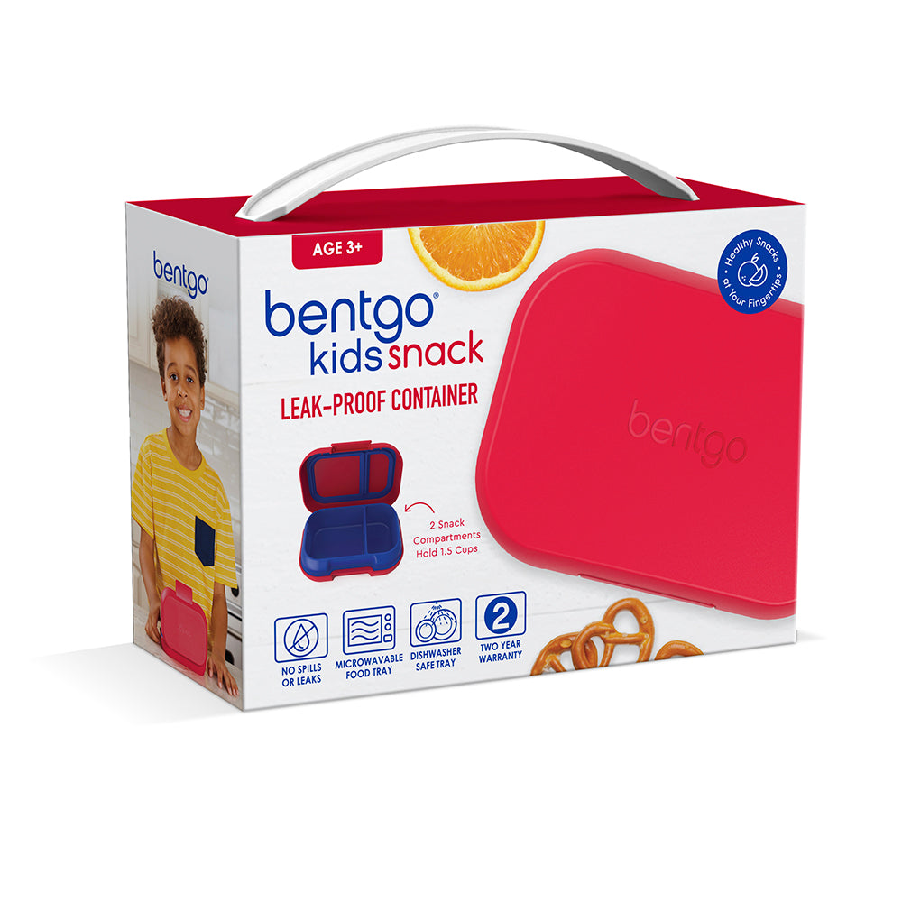 Bentgo Kids Snack Container - Red/ Royal