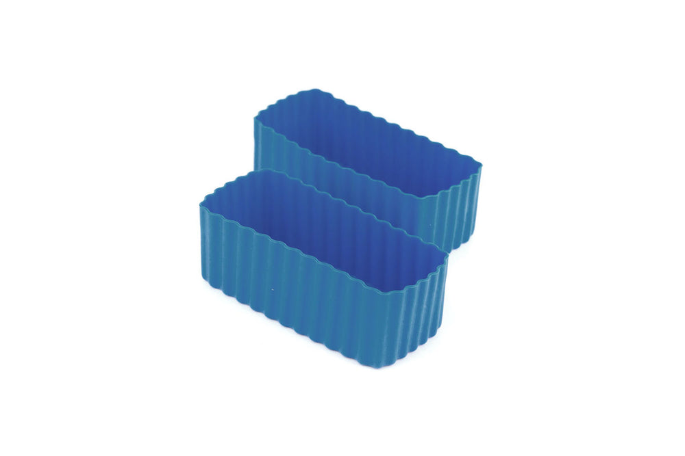 Bento Cups Rectangle – Medium Blue