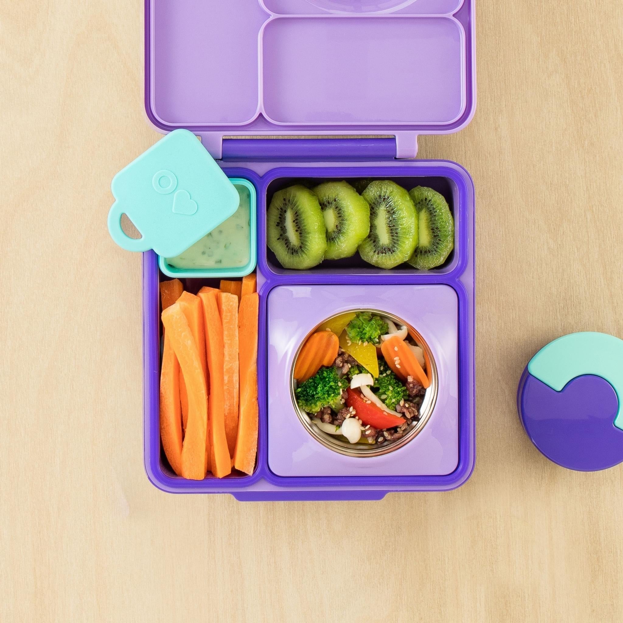 OmieBox Bento Box Purple Plum