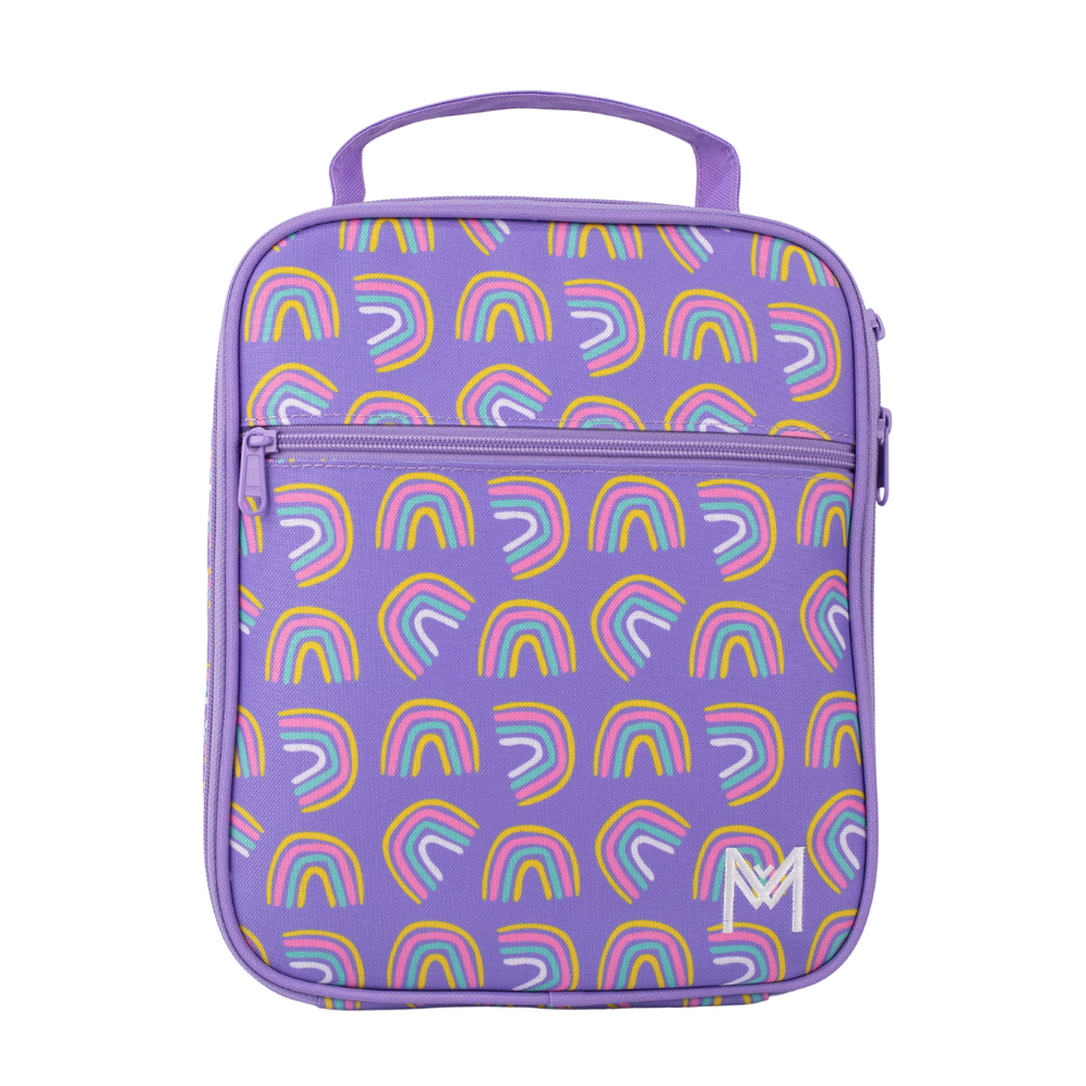 Montii Insulated lunch bag ~ Rainbows