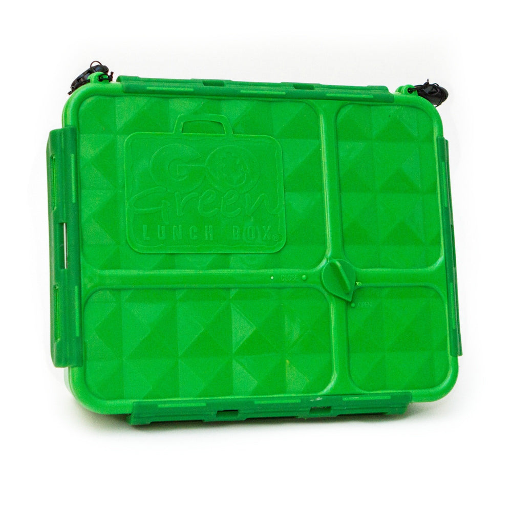 Go Green Medium Lunch Box ~ GREEN
