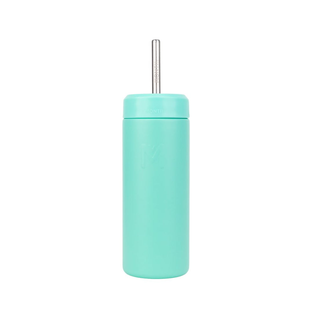 Montii Fusion Smoothie Cup and Stainless Steel straw 475ml ( 6 colours )