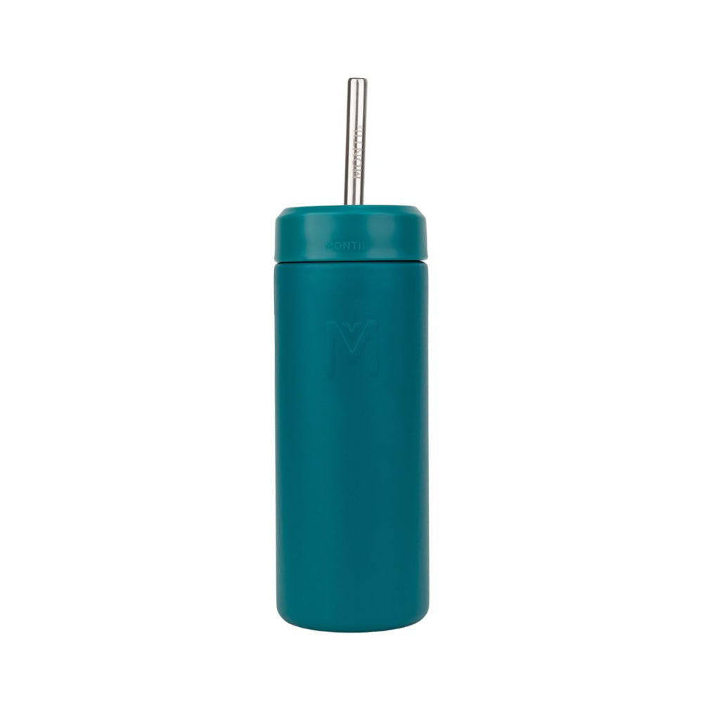 Montii Fusion Smoothie Cup and Stainless Steel straw 475ml ( 6 colours )