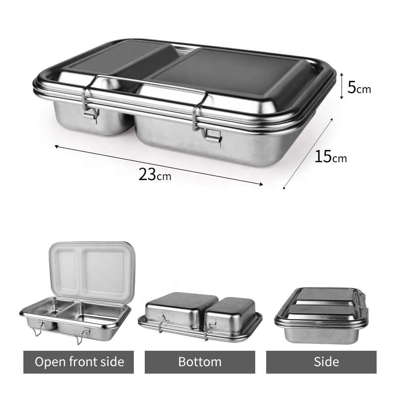 Ecococoon Stainless Steel Bento Lunch Box 2 - Blueberry