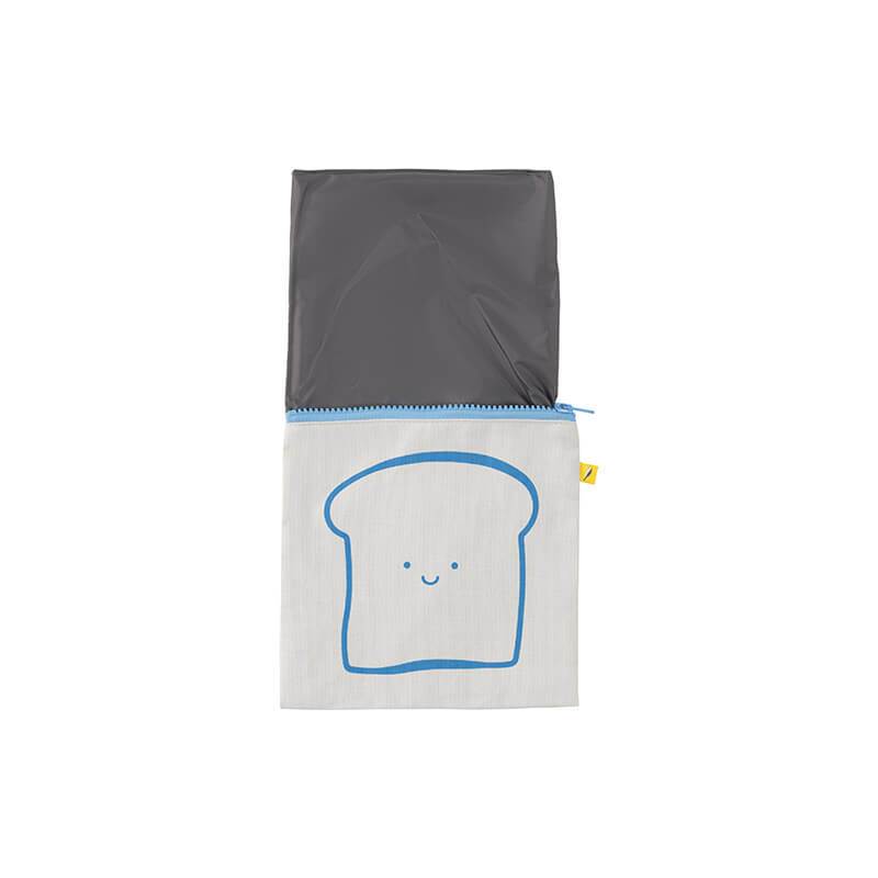 Fluf Zip Snack Sack Bread Blue  ( Sandwich Size)