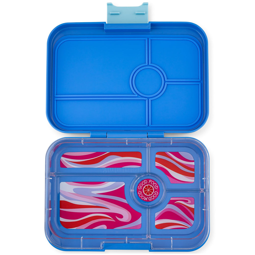 Yumbox Tapas ( 5 compartment) ~True Blue with Groovy Tray