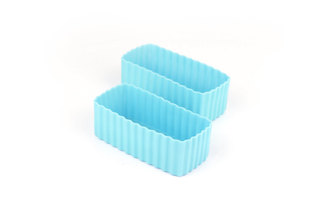 Bento Cups Rectangle – Light Blue