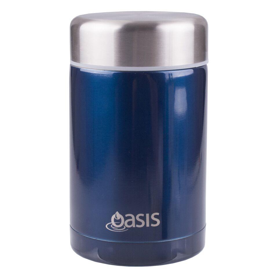 Oasis Stainless Insulated Food Flask - NAVY 450ml