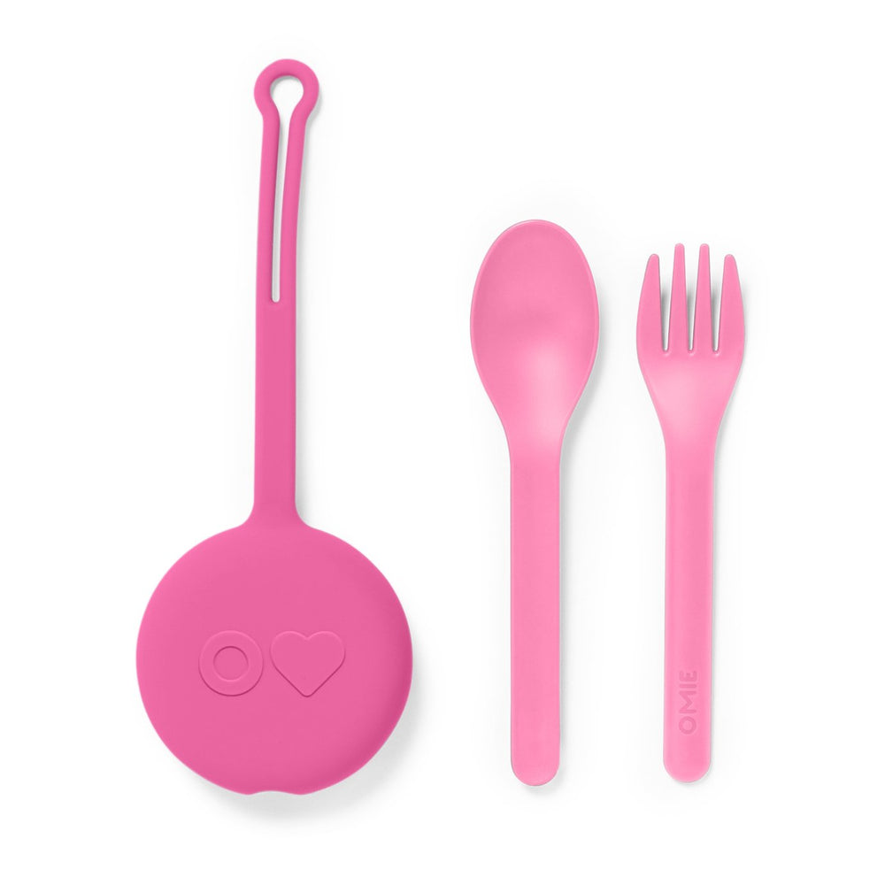 OmieLife ~ OmiePod ~  Cutlery Pot Set  ( NEW) ~ 5 colours